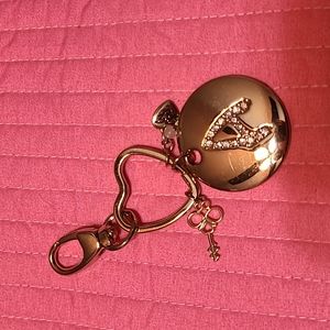 Betsey Johnson "A" Keychain